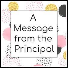 Principal’s End of Year Message