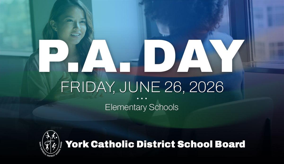 P.A. Day activities at the elementary level on Friday, June 26, 2026